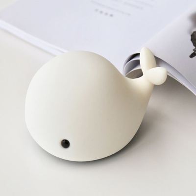 海豚硅胶灯七彩变色小夜灯